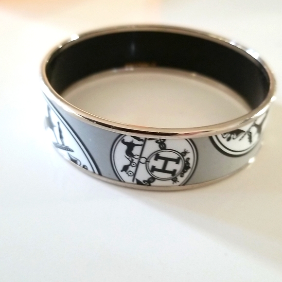 Hermes Jewelry - Hermes bangle enamel bracelet